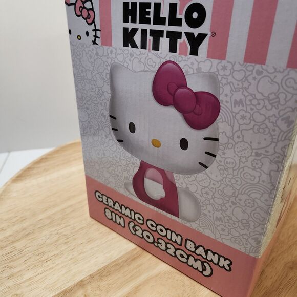 Hello Kitty Ceramic Coin Bank, New in Box - Picture 5 of 5